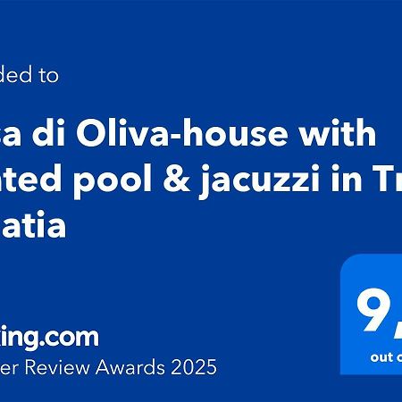Casa Di Oliva-House With Heated Pool & Jacuzzi In Trilj, Croatia Villa ภายนอก รูปภาพ